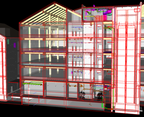 Core and Shell project drawing | BIM Solutions